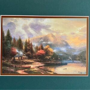 Thomas Kinkade The End of a Perfect Day III 8x10 Matted Collectors Print